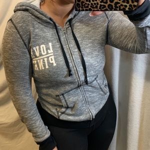 PINK zip-up size medium